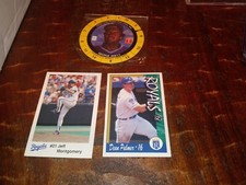 1989 Cadaco Discs George Brett w/ KC Life Ins. Co. Jeff Montgomery/Dean Palmer 