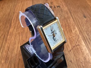 Authentic 90’s Warner Bros. Bugs Bunny-Lorus Quartz Watch-Cartier Tank Style. - Bild 1 von 14