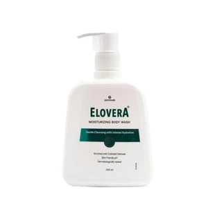 Elovera Duschgel Glenmark 250 ml - Aloe Vera & Vitamin E, intensiv feuchtigkeitsspendend - Bild 1 von 5