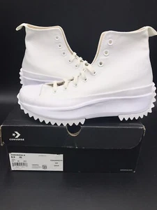 Converse Run Star Hike High Top Triple White 170777C Men’s Size 8.5/ Women’s 10 - Picture 1 of 12