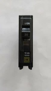 Square D QOB120 1-Pole 20-Amp 120/240V Bolt-On Circuit Breaker - Picture 1 of 6