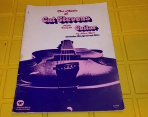 The Music of Cat Stevens Guitar songbook Allen Hart Guitar 1977 Rare Songfbook - Imagen 1 de 4