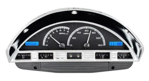 Dakota Digital 56 Ford Pickup Analog Gauge System Black Blue Kit VHX-56F-PU-K-B - Picture 1 of 5