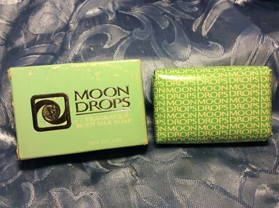 Barra de jabón de seda corporal fragante Revlon Moon Drops de colección 4 OZ nueva en caja original Foto 1 de 4