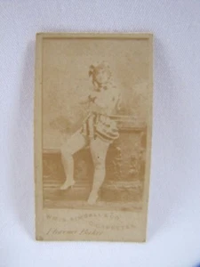 Antike Zigarettenkarte William Kimball Schauspielerin Florence Baker 1880er Jahre - Bild 1 von 4
