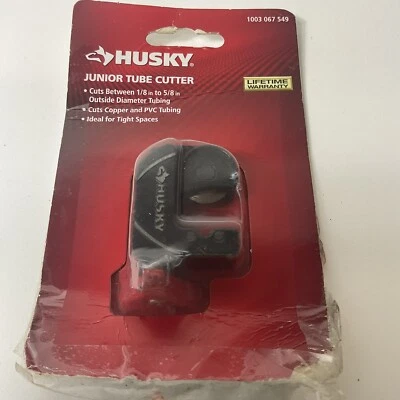 Husky  1/8in To 5/8 in. Junior Tube Cutter 1003 067 549 - Image 1 of 4