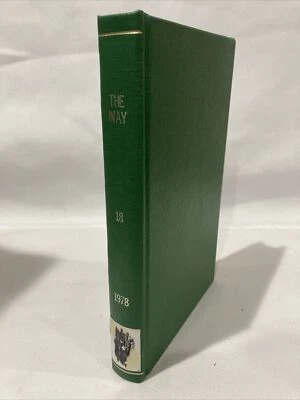 The Way Quarterly Review of Christian Spirituality HC Bound Volume 18 1978 (BM54 - Image 1 of 4