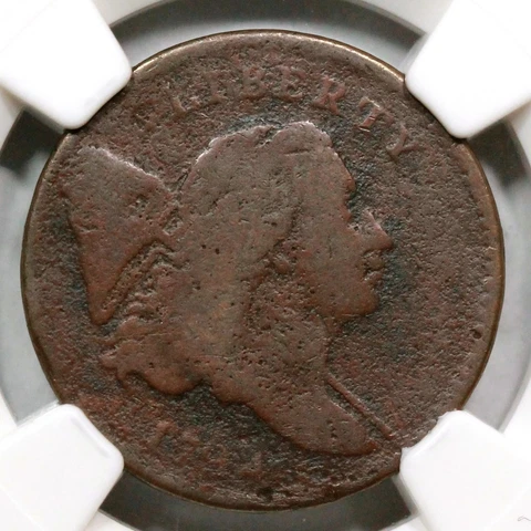 1794 C-6a NGC VG Details Liberty Cap Half Cent Coin 1/2c Cover