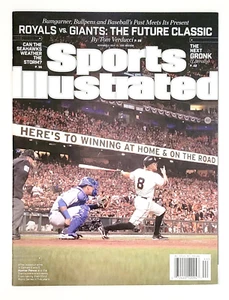 HUNTER PENCE Sports Illustrated NO LABEL 2014 San Francisco Giants WORLD SERIES - Picture 1 of 3