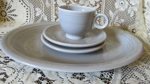 Fiesta Homer Laughlin Co. Gris 12" Plato Taza Pan Plato - Imagen 1 de 12