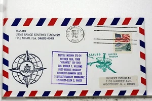USA SHUTTLE ATLANTIS STS-34 1989 COSMOS COVER ENVELOPPE ESPACE Lollini   ( 535) - Picture 1 of 1