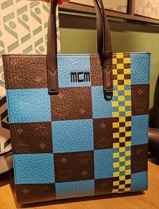 MCM checkerboard tote SHIPPING CAN BE CALCULATED - Picture 1 of 2