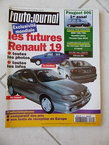 L'Auto-Journal 1994 n°10 Chrysler Viper RT10 Peugeot 806 Hyundai Lantra Bmw 740i - Foto 1 di 1