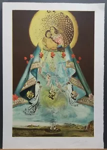 "Litografía Salvador Dalí S/N "Virgen de Guadalupe" #297/300 30"×21" - Imagen 1 de 11