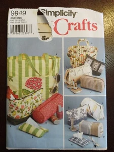Simplicity Crafts Tote Bag & Accessories #9949 - Uncut - Picture 1 of 2