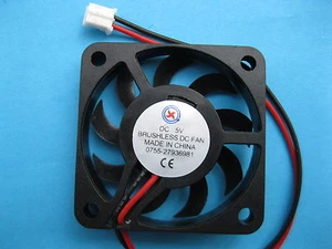 2 pcs Brushless DC Cooling Fan 5V 4007S 9 Blade 40x40x07mm 2Pin Sleeve Bearing - Picture 1 of 4