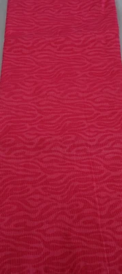 Seersucker Fabric 1 yd 14" x 45"wide Pink on Pink Animal Tiger Print NOS - Image 1 of 3