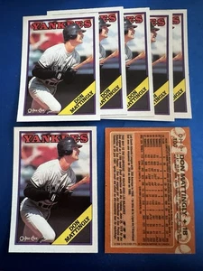1988 OPeeChee OPC 300 Don Mattingly Yankees - Picture 1 of 1