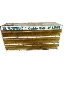AC Delco Guide Bulb DEALER STORE DISPLAY PARTS CABINET Auto Service Station Tool - Picture 1 of 6