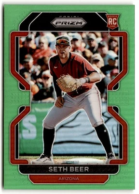 Seth Beer 2022 Panini Prizm Lime Green /125 #25 Arizona Diamondbacks - Image 1 of 2