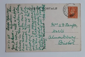 KGVI 1945 2d.  Postal Almondsbury Bristol Rabat Tower Hassan Marruecos Flandrín - Imagen 1 de 2