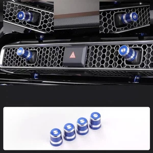 4PCS Blue Air outlet Control Knob Ring Cover Trim For Honda CRV CR-V 2023-2026 - Imagen 1 de 1