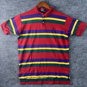 Vintage Polo Ralph Lauren Shirt Boys XL Striped Golf - Picture 1 of 16