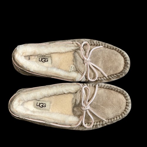 Mocassini ciabatte slip on UGG Dakota tabacco scamosciato taglia US 8 UK6 anni 90 classiche