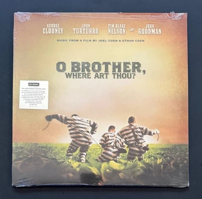 O BROTHER, WHERE ART THOU? Soundtrack Clear Vinyl Record Album Sealed Ltd Ed - Image 1 of 2