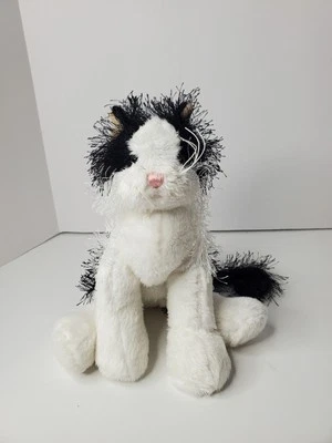 Webkinz Black and White Cat Ganz Plush Stuffed Animal No Code HM016 - Image 1 of 4