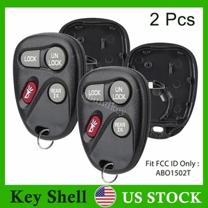 2 For 1996 1997 1998 1999 2000 2001 2002 Chevy Camaro Remote Key Fob Shell Case - Picture 1 of 8