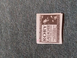 Sk234 Ephemera 1990 Kleinanzeige Rory Gallagher Town And Country Club  - Bild 1 von 1