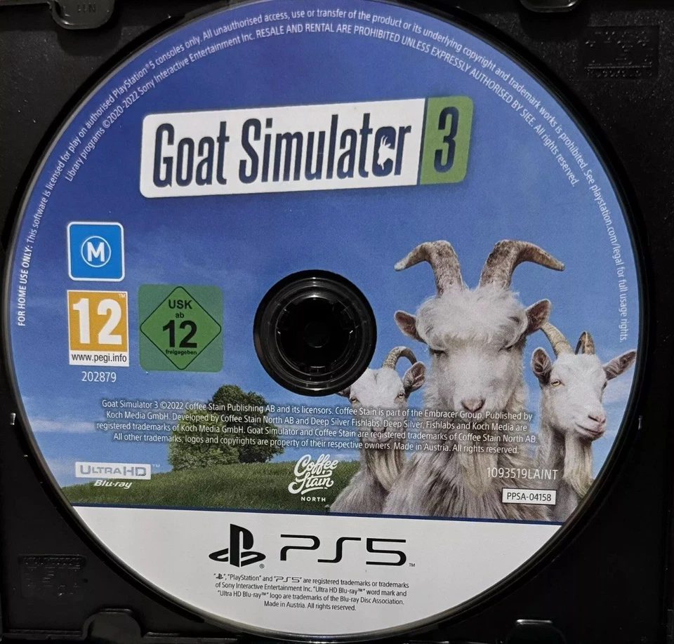 Goat Simulator 3 (Juego PS5) Como Nuevo - Sin Estuche Foto 1 de 1