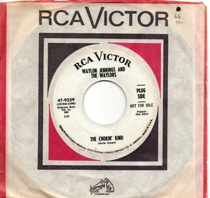 Waylon Jennings And The Waylors:The chokin' kind/Love of the common people:DJ - Picture 1 of 2