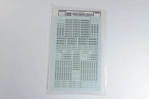 Microscale 1/72 USMC U.S. Marines Decal - 72-252 - Bild 1 von 2