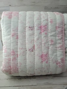 Pottery Barn LoveShack ausgefallene Blumenschleife Patchwork bestickt Quilt King/CK neu ohne Etikett - Bild 1 von 3