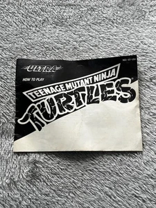 NES MANUAL ONLY 1989 Teenage Mutant Ninja Turtles Nintendo Ultra Games NES - Picture 1 of 2