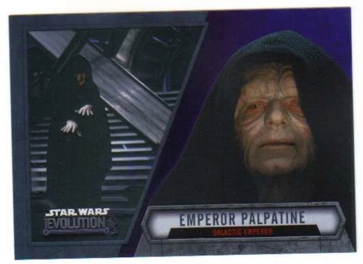 2016 Topps Star Wars Evolution Purple Lightsaber #50 Emperor Palpatine Emperor - Image 1 of 1
