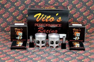 Vito's Performance Super Stock 9440 Pistons Banshee simulates ported motor! 65mm - Picture 1 of 7