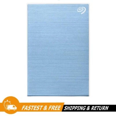 Seagate One Touch 1TB External Hard Drive USB 3.0 PW 2.5, Blue (STKY1000402-RC) - Image 1 of 4