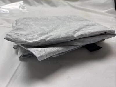 Ralph Lauren Paisley Gray One Flat Queen Size Sheet 100% Cotton 100” X 86” - Image 1 of 4