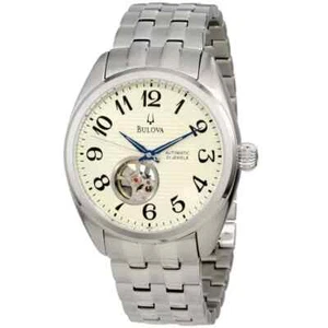 Bulova 96A124 Mechanical Automatic S/S BVA Dial Dual Aperture Watch MSRP $399 - Picture 1 of 9