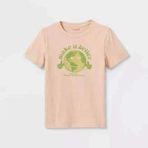Cat & Jack Make It Better Pullover T-Shirt Unisex Gray Short Sleeve XXL (18) - Picture 1 of 3