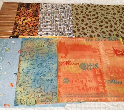 Lote de pegatinas de casa de papel gato gatito birmano atigrado persa foto real 8 hojas 1 almohadilla Foto 1 de 4