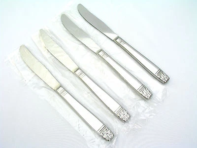 AZTEC - WM A ROGERS / ONEIDA - CUCHILLOS DE CENA - ACERO INOXIDABLE (4) - NUEVO  Foto 1 de 3