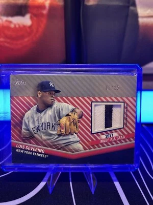2020 Topps Update Series - All-Star Stitches #ASSC-LS Luis Severino (MEM) /25 - Image 1 of 2