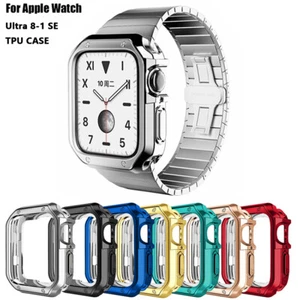 Shell Case Armor Cover 42/46mm For Apple Watch Ultra 2 49mm 10 9 8 7 6 SE - Picture 1 of 11