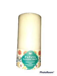 Pier 1 Papaya Passion Fruit Citronella Candles 3x6 