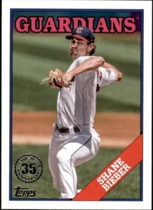 2023 Topps Series 1 1988 35 aniversario T88-48 Shane Bieber Guardians - Imagen 1 de 1