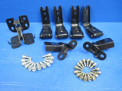 1994 TOYOTA 4RUNNER REAR SEAT UPPER & LOWER HINGE, BRACKETS W/BOLTS, SET OEM. B4 - Image 1 of 4